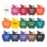 Apple Barrel Fall Colors Kit, 16 Piece Set Includes 15 Acrylic Craft Paints and 1 Mod Podge Gloss, 96426