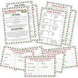 Fun Christmas Family Friendly Feud Cards Against Game For Adults Office Large Group Parties Favor, Xmas Trivia Quiz Party Games Christmas Night Activities - No Buzzers (Xmas)