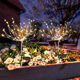 120 LED Solar Firework Garden Lights Outdoor Waterproof Fairy Sparkler Lights for Yard Patio Flower Pot Landscape Decor Holiday Gift for Women and Grandma