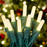 Clear Christmas Lights 2Pack 50Count 16Feet Led Bulb Mini String Lights For Indoor Xmas Tree Garland Birthday Wedding Pa