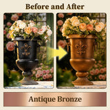 Antique Gold Paint Metallic Acrylic, Gold Leaf Touch-Up Paint For Wood, Metal, Arts & Crafts, Home & Wall - Water-Based, Non-Toxic, Odorless, Non-Fading Formula For Long-Lasting Brilliance(1 Fl Oz, Bronze)