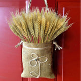 100 Pcs Dried Wheat Stalks Bundle Grass Natural Dried Wheat Sheaves Stems Dried Flowers Arrangement Bouquet For Wedding Party Table Centerpiece Fall Harvest Wreath Boho Decor Farmhouse Diy