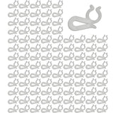 Mighty Light Christmas Light Clips Hangers Outdoor Hang Gutter Hooks For Christmas Decoration String Lights Weatherproof Outdoor Lights Clip For Halloween Xmas | 100 Pack
