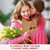 Valentines Day Card For Mom From Daughter, Son - Valentines Cards For Mom, Valentine'S Day Gifts For Mommy Mama - 5.3''X 8.0'' Cute Funny Romantic Greeting Card With Red Envelope