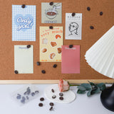 30 Pcs Coffee Bean Push Pins Tacks For Bulletin Boards, Cork Boards, Wall Maps, Photos Wall– Cute Decorative Office Organisation, School Supplies, Home Decor, Christmas Decoration