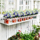 Artificial Fake Flowers Silk Plastic Plant Arrangement For Home Indoor Outdoor Garden Wedding Table Vase Decorations Faux Snapdragon Flower,3 Bouquets (Lilac)