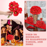 42 Pcs Artificial Poppy Flowers Bulk Veterans Day Pu Silk Poppy Flowers 11 Inch Poppy Anemone Stems Artificial Flowers For Table Centerpiece Home Veterans Bouquet Decor (Red, Yellow)