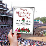50Pcs Kentucky Horse Derby Bets Card – Horse Racing Invitation Betting Guessing Game Cards Party Supplies