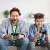 25 Sets Video Game Vip Badge Lanyards Pvc Pass Holder Video Game Party Favors Tickets Invitation For Gamer Birthday School Activities Supplies 3.94 X 2.75Inch Green