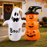 2PCS Inflatable Halloween Decorations Outdoor, 4FT Cute Blow Up Yard Decor