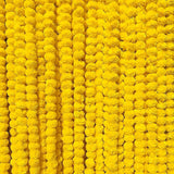 Artificial Marigold Flowers For Decoration Long Marigold Garlands For Toran Indian Genda Phool For Wedding & Festivals With Freebie (Lemon-Mari$)