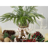 Rustic White Christmas Ribbon For Gift Wrapping 7/8" Wide X 25 Yards Twill Cotton Ribbon With Snowflake & Stocking Ribbons For Home Decor, Tree Ornaments, Wreaths, Diy Crafts