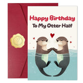 Funny Birthday Card & Gifts For Him,Her,Men, Women,Wife,Husband,Boyfriends And Girlfriends,Cute Happy Birthday Greeting Cards/Wedding Card/Valentine'S Day Cards 5X7 Inch