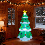 5 Ft Inflatable Christmas Tree, Led Light Up Xmas Tree Blow Up Decorations For Christmas Party Indoor Outdoor Yard Garde