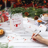 Christmas Guess How Many Baby Shower Game Pack Of 1 Tabletop Sign With Stand And 50 How Many Cards, Christmas Gender Reveal Party Game Decorations(Santa)