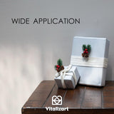 White Velvet Ribbon Set 3/8"" X 15 Yd Wooden Spool Fabric Trim 3 Rolls * 5 Yd For Christmas Wreath Decoration Handmade Craft Ornaments Gift Wrapping & Bow Making (Cream)