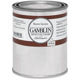 Gamblin Artist39;s Oil Color 16 oz Can - Burnt Sienna