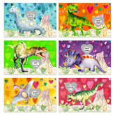 30 Pack Valentine Cards For Kids Dinosaur Valentine Cards For Kids Classroom Valentines Day Scratch Off Cards Valentines For Kids School Kid Valentines Card Exchange With Envelopes