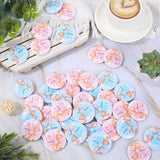 50 Pcs Bear Balloon Gender Reveal Button Pink Blue Pins Team Girl Boy Buttons Badges For Baby Shower Party Favors Game Supplies, 1.8 In