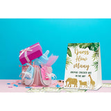 Gold Safari Baby Shower Game, Find How Many Animal Crackers Are In The Jar, Jungle Shower Game Sign, Gold Glitter Gender Neutral Baby Shower Decorations Activities (1 Sign+50 Cards) - A04