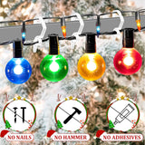 Holiday Light Clips,150 Pcs Holiday Light Clips Outdoor Lights Hooks For Christmas Party Light Strings Outdoor Hang Gutter Hooks Halloween Decoration(D)