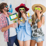 24 Pcs Tennis Photo Booth Props Kit, Sport Themed Birthday Party Selfie Decorations, Game Day, Baby Shower Kids Boys Men Birthday Party Photography Supplies