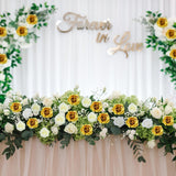 10 Pcs Gold Rose Artificial Flower, Faux Silk Flowers With Long Stems, Fake Roses Bulk Bouquet For Decoration Valentine'S Day Centerpieces Proposal Bridal Bouquets Shower Party Home Floral Decor