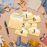 Find The Baby Food Party Games, Honey Bee Baby Shower Game Set (1 Standing Sign + 20 Answer Cards + 6 Number Cards), Sunflowers Name The Baby Food Game, Baby Shower Favors Decorations(09)