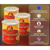 Ner Mitzvah 1 Day Yartzeit Candle - 24 Pack - 24 Hour Kosher Yahrtzeit Memorial and Yom Kippur Candle in Tin Cup Holder