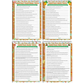 104Pcs Christmas Party Trivia Game Cards Xmas Festival Guessing Activity Christmas Question And Answer Cards For Adults Family Friends Coworkers Groups Winter Holiday Party Supplies (Gingerbread)