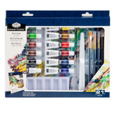 Royal & Langnickel Essentials 21 Piece Acrylic Painting Box Set