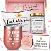 Birthday Gifts For Women Best Friends,Friendship Gifts For Women Her Bff Female Friends Bestie Sister Gift Basket From Sister Lavender Scented Candles 12Oz Tumbler