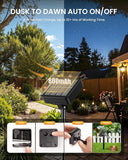 2 Pack Solar Fairy Lights Outdoor 66FT 200 LED Warm White String Lights Waterproof with 8 Modes for Patio Garden Fence Yard Christmas Party Decor