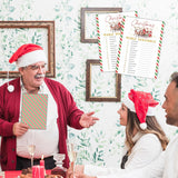 Christmas Party Games (30 Cards) - Word Scramble - Elk And Santa Claus, Word Game Cards, Christmas Icebreaker Games For Families, Companies, And Large Groupss - B06