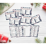 Winter Feud Games For Adults, Christmas Indoor Games Cards For Holiday Parties Family And Friend Gathering, Xmas Trivia Game, Quickly Mastered To Build Relationships, 1 Pack(B02)