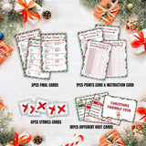 Christmas Friendly Feud Game, Funny Christmas Party Games, Friendly Feud Trivia Quiz For Family, Winter Xmas Holiday Party Supplies For Adults -10