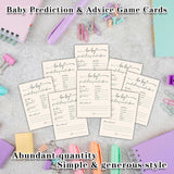 Baby Prediction And Advice Cards, Baby Shower Games Cards, Minimalism Boy Or Girl Baby Gender Reveal Party Favors Decorations And Supplies, 30 Pcs Double-Sided - A07