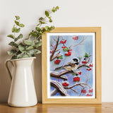 Seasonal Greeting Card, Summer Winter, Spring, Autumn Birthday Card For Mom, Mother, Cute Quilling Quilled Card For Her, Wife, Grandma, Artful Card, 3D Greeting Card (Cute Bird)