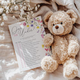 Wildflower Baby Shower Games, Floral Garden Boho Baby Shower Party Activities For 25 Guests, Guest Quest, Who Knows Mommy Best, What Did Dad Say & Over Or Under