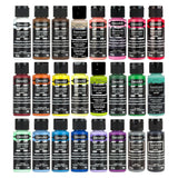 DecoArt Americana Multi-Surface Satin Acrylic Paint Set – 24 Popular Colors (2 fl oz) – Multi Surface Acrylic Paints for Wood, Glass, Metal, and more