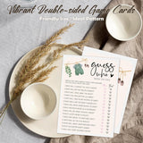 Hilarious Baby Shower Games, Locally Grown Who Mom Or Dad Game Cards, Farmer'S Market Baby Shower Decorations Favors Ideas -30 Pcs, 5X7 In - G07