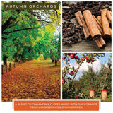 A Cheerful Giver — Autumn Orchards - 34oz Papa Scented Candle Jar with Lid - Keepers of the Light - 155 Hours of Burn Time, Gift for Women, Brown