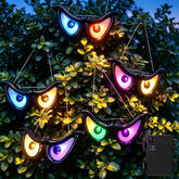 6.5ft Outdoor Halloween Decorations 5 Pairs Glowing Eyes