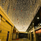 Led Icicle Lights, 16.4Ft 216 Leds 8 Modes Window Curtain Extendable Fairy Christmas Ceiling Dangling Hanging Twinkle Me