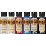 Leather Paint Set Of 6 2 Fl Oz Acrylic Leather Paint For Shoes And Other Diy Arts & Crafts Surfaces, 13510