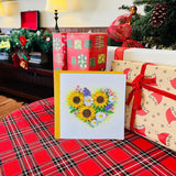 Quilling Cards, Handmade Card, Quilled Cards, Birthday Card For Women, Birthday Card, Mother... Sunflowers And Daisy