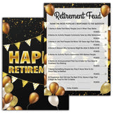 Retirement Party Games - Retirement Feud Party Game For Adults - 30 Game Cards – Retirement Party Favors Supplies Decorations (03)