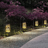 6 Pack Hanging Mason Jar Solar Lights 30 LED Waterproof Outdoor Lanterns with Jars