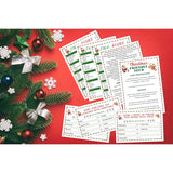 Christmas Friendly Feud Quiz, Family Game Night, Baby Shower Cards For Adults, 12 Question & 3 Final Round Cards, Party Favors Supplies-Mq6