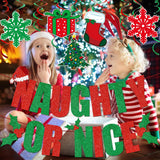 Naughty Or Nice Banner Naughty Or Nice Christmas Decorations Funny Christmas Decorations